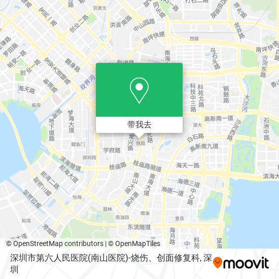 深圳市第六人民医院(南山医院)-烧伤、创面修复科地图