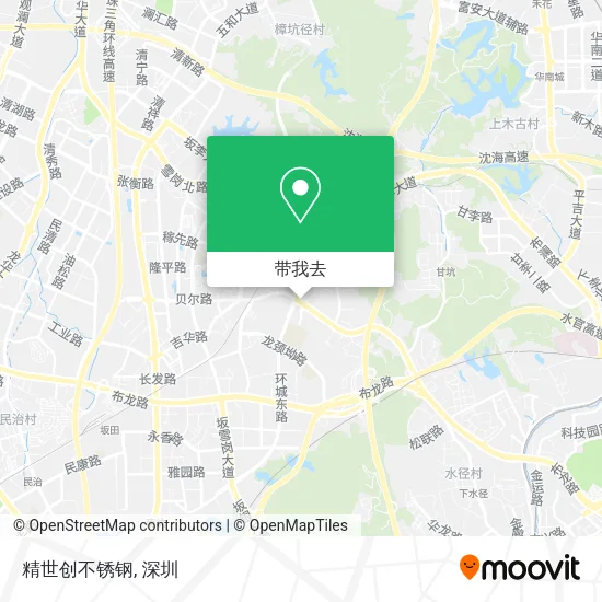 精世创不锈钢地图