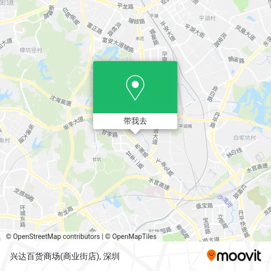 兴达百货商场(商业街店)地图