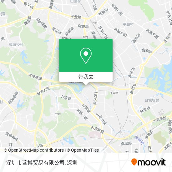 深圳市蓝博贸易有限公司地图