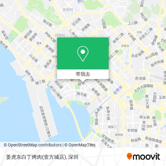 姜虎东白丁烤肉(壹方城店)地图