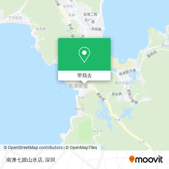 南澳七娘山水店地图