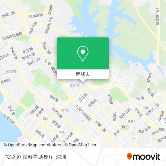 安蒂娅·海鲜自助餐厅地图