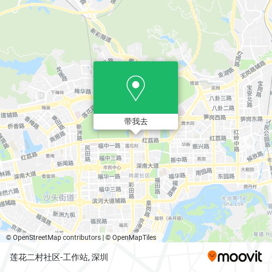 莲花二村社区-工作站地图