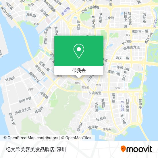 纪梵希美容美发品牌店地图