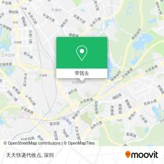 天天快递代收点地图