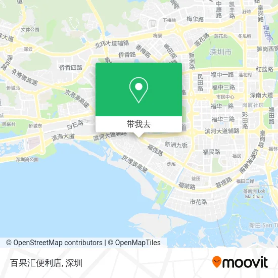 百果汇便利店地图