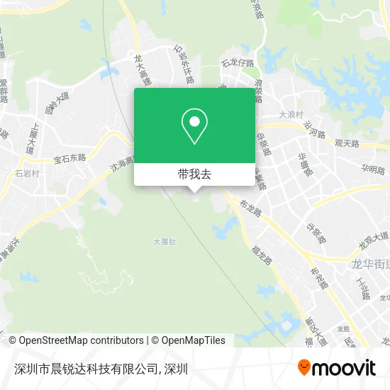 深圳市晨锐达科技有限公司地图