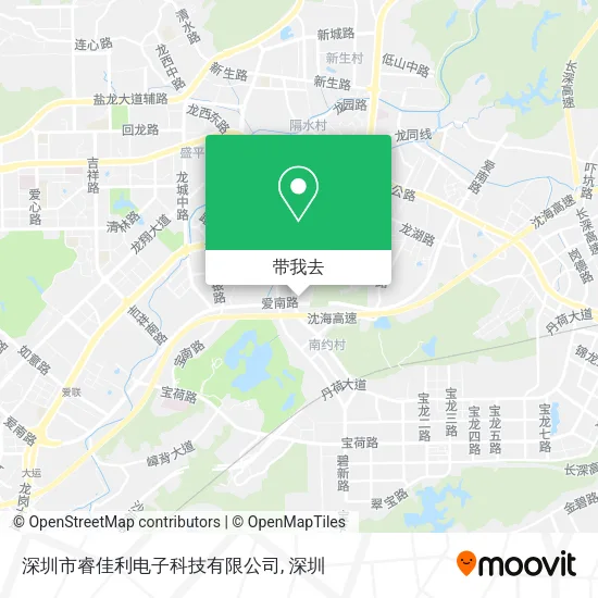 深圳市睿佳利电子科技有限公司地图