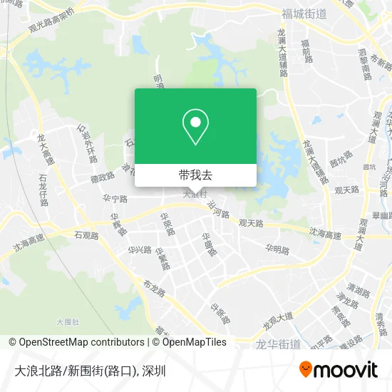 大浪北路/新围街(路口)地图