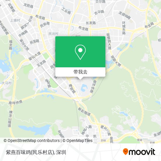 紫燕百味鸡(民乐村店)地图