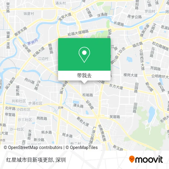 红星城市目新项更部地图
