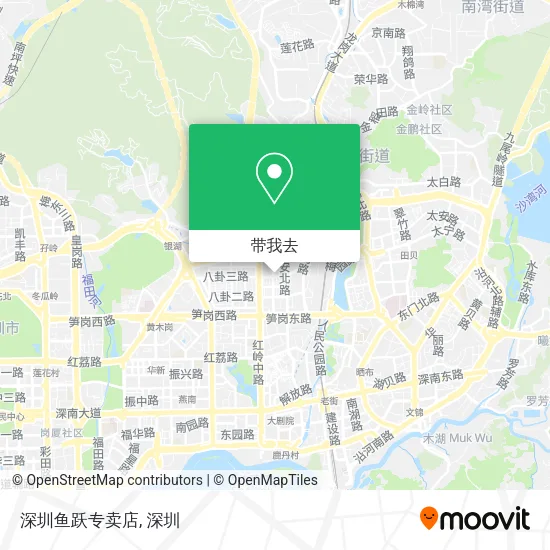 深圳鱼跃专卖店地图