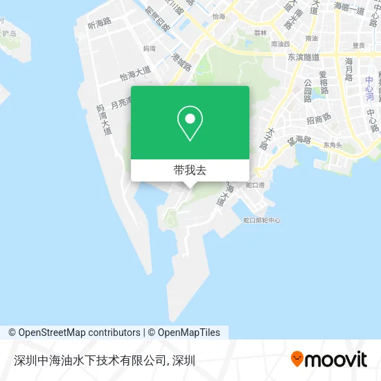 深圳中海油水下技术有限公司地图