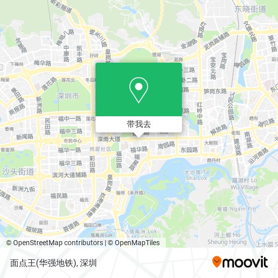 面点王(华强地铁)地图