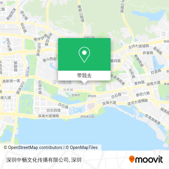 深圳中畅文化传播有限公司地图