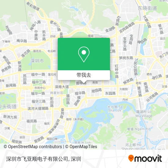 深圳市飞亚顺电子有限公司地图