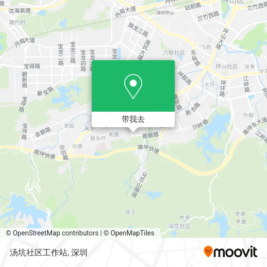 汤坑社区工作站地图