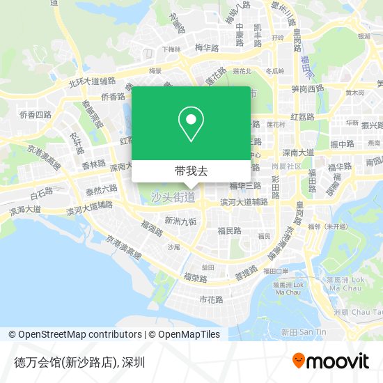 德万会馆(新沙路店)地图