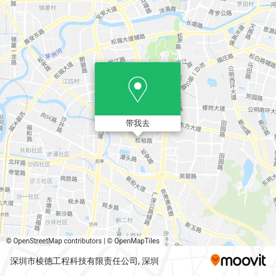 深圳市棱德工程科技有限责任公司地图