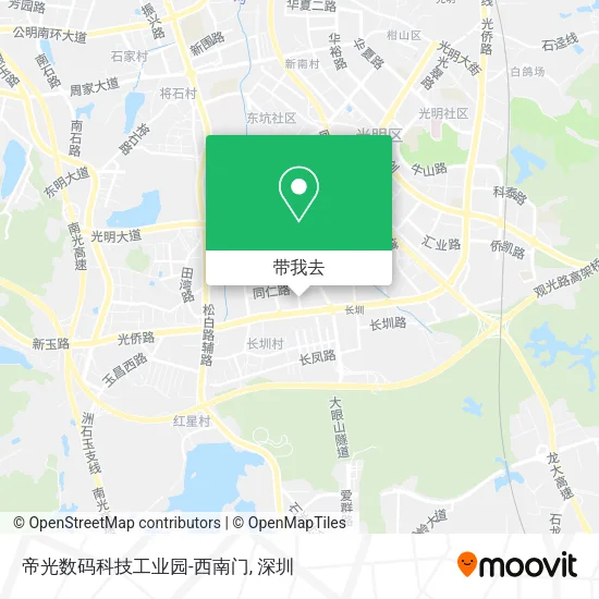 帝光数码科技工业园-西南门地图