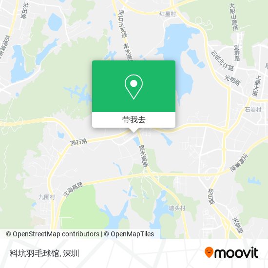 料坑羽毛球馆地图