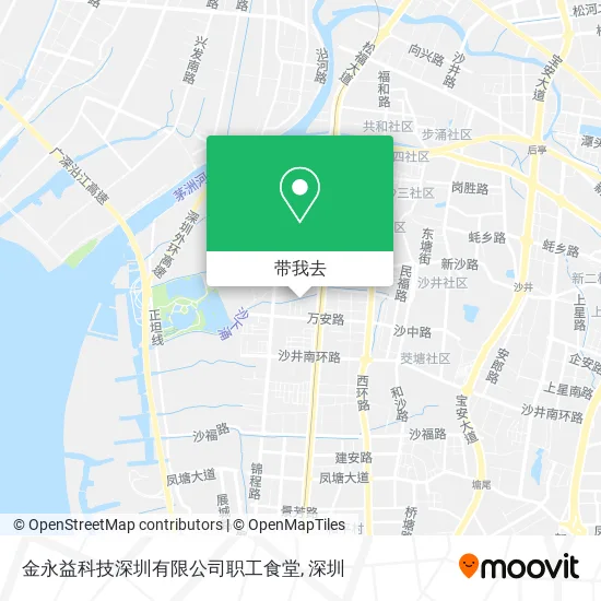 金永益科技深圳有限公司职工食堂地图