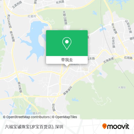 六福宝诚珠宝(岁宝百货店)地图