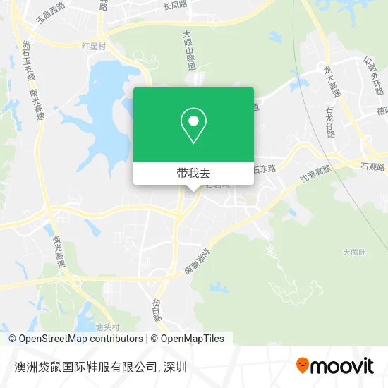 澳洲袋鼠国际鞋服有限公司地图