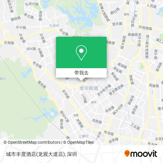 城市丰度酒店(龙观大道店)地图