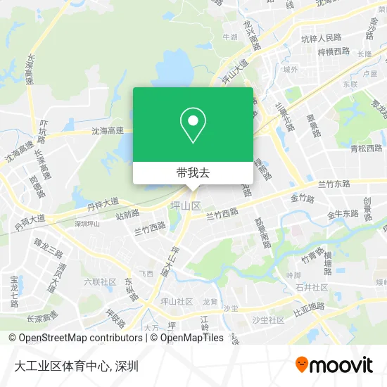 大工业区体育中心地图