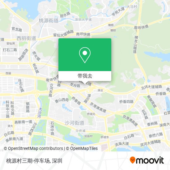 桃源村三期-停车场地图