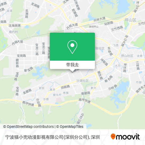 宁波猫小兜动漫影视有限公司(深圳分公司)地图