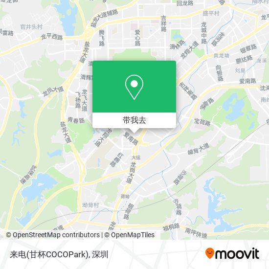 来电(甘杯COCOPark)地图