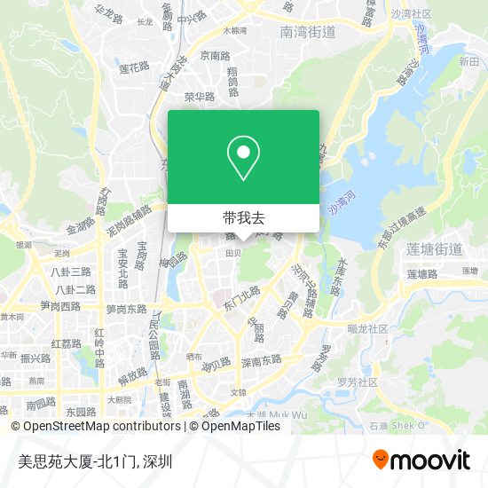 美思苑大厦-北1门地图
