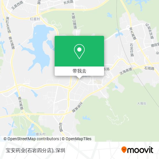 宝安药业(石岩四分店)地图