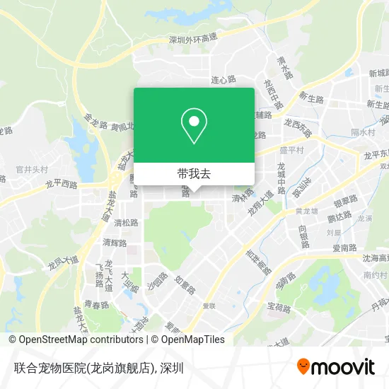 联合宠物医院(龙岗旗舰店)地图