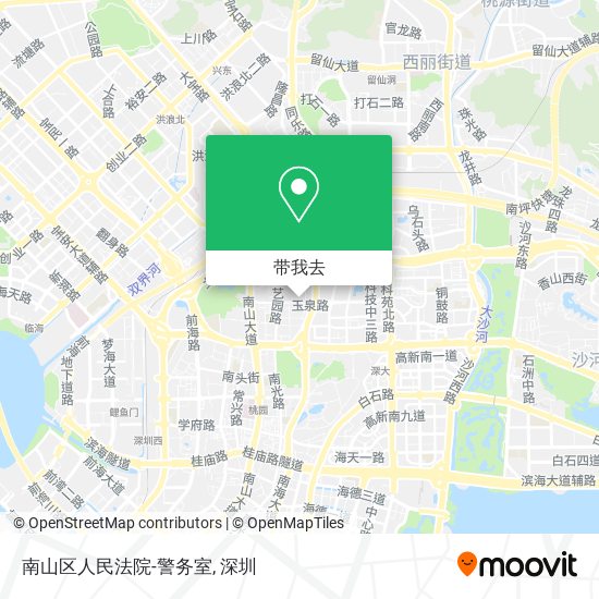 南山区人民法院-警务室地图