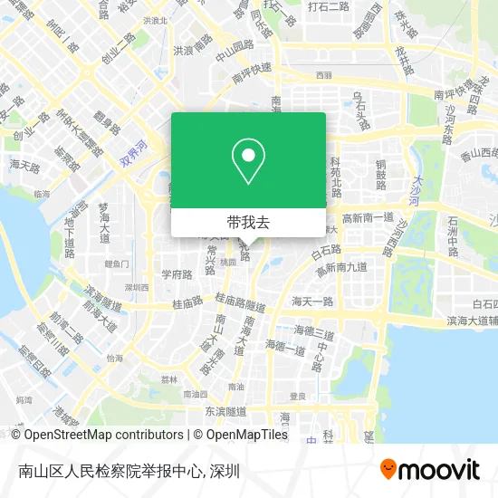 南山区人民检察院举报中心地图