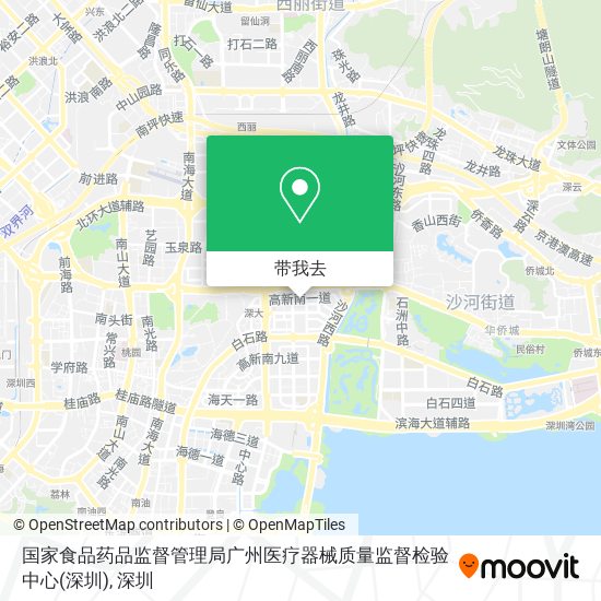 国家食品药品监督管理局广州医疗器械质量监督检验中心(深圳)地图