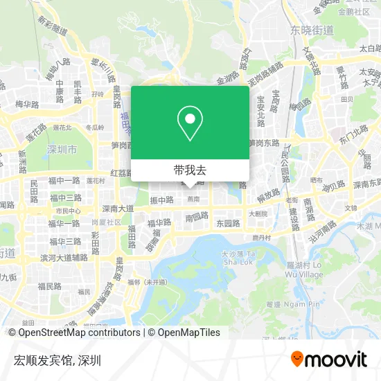 宏顺发宾馆地图