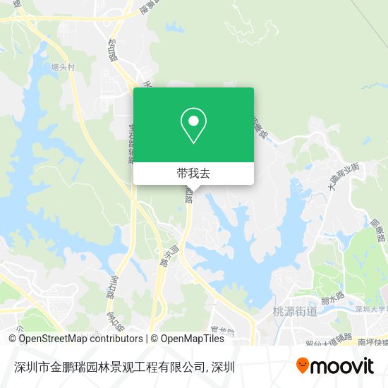 深圳市金鹏瑞园林景观工程有限公司地图