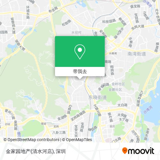 金家园地产(清水河店)地图