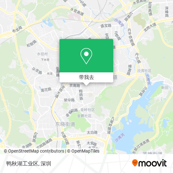 鸭秋湖工业区地图