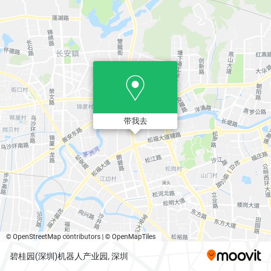碧桂园(深圳)机器人产业园地图