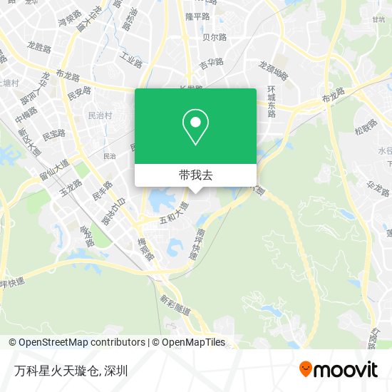万科星火天璇仓地图