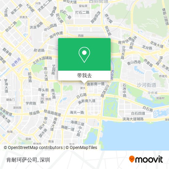 肯耐珂萨公司地图