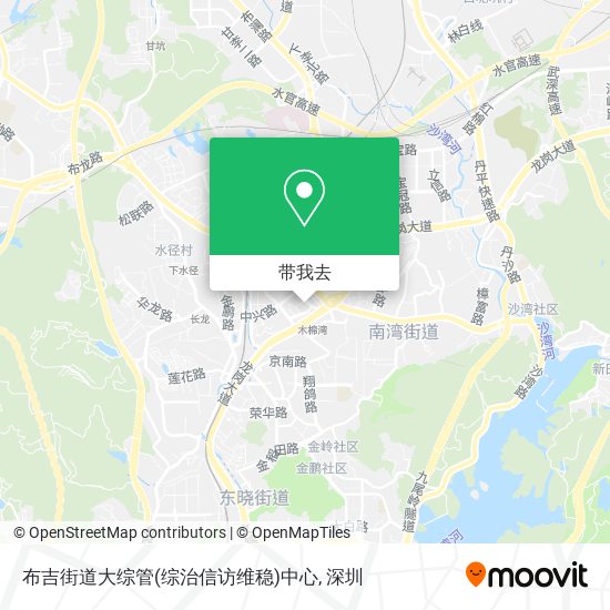 布吉街道大综管(综治信访维稳)中心地图