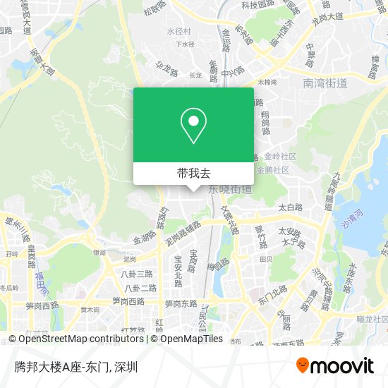 腾邦大楼A座-东门地图