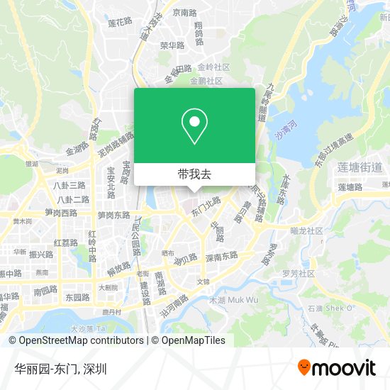 华丽园-东门地图